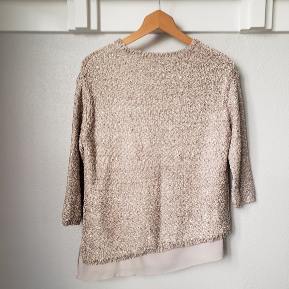 EUC Zara knit asymmetric top - Picture 3 of 8